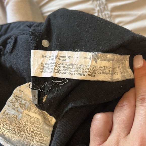 Zara (Trafaluc) black denim skirt, size S - Picture 8 of 8